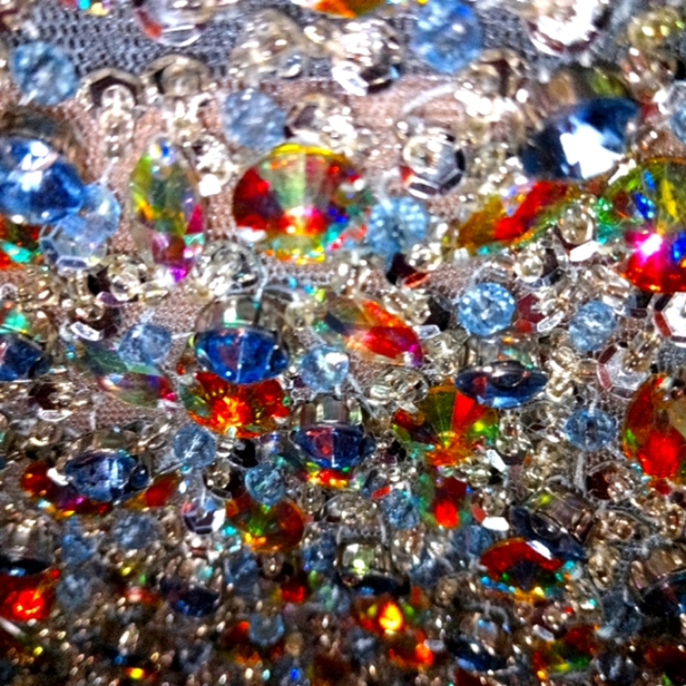 Sparkling Multicolor Gown - Picture 3 of 15